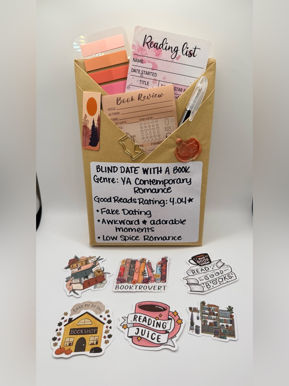 Blind Date With A Book #24 YA Contemporary Romance Bookish Bundle